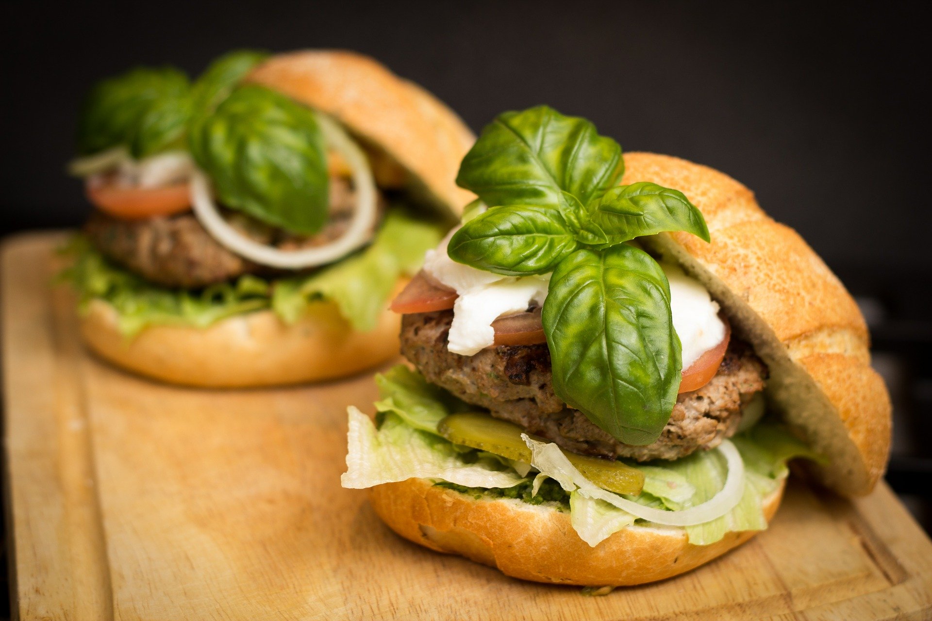 Catering, Vegetarischer Hamburger, Gemüse